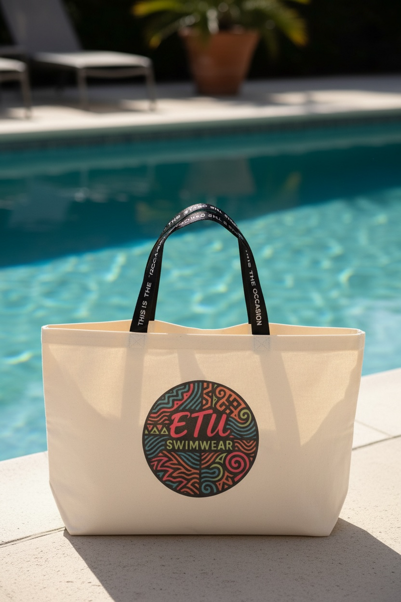 Oversized Canvas Tote Bag